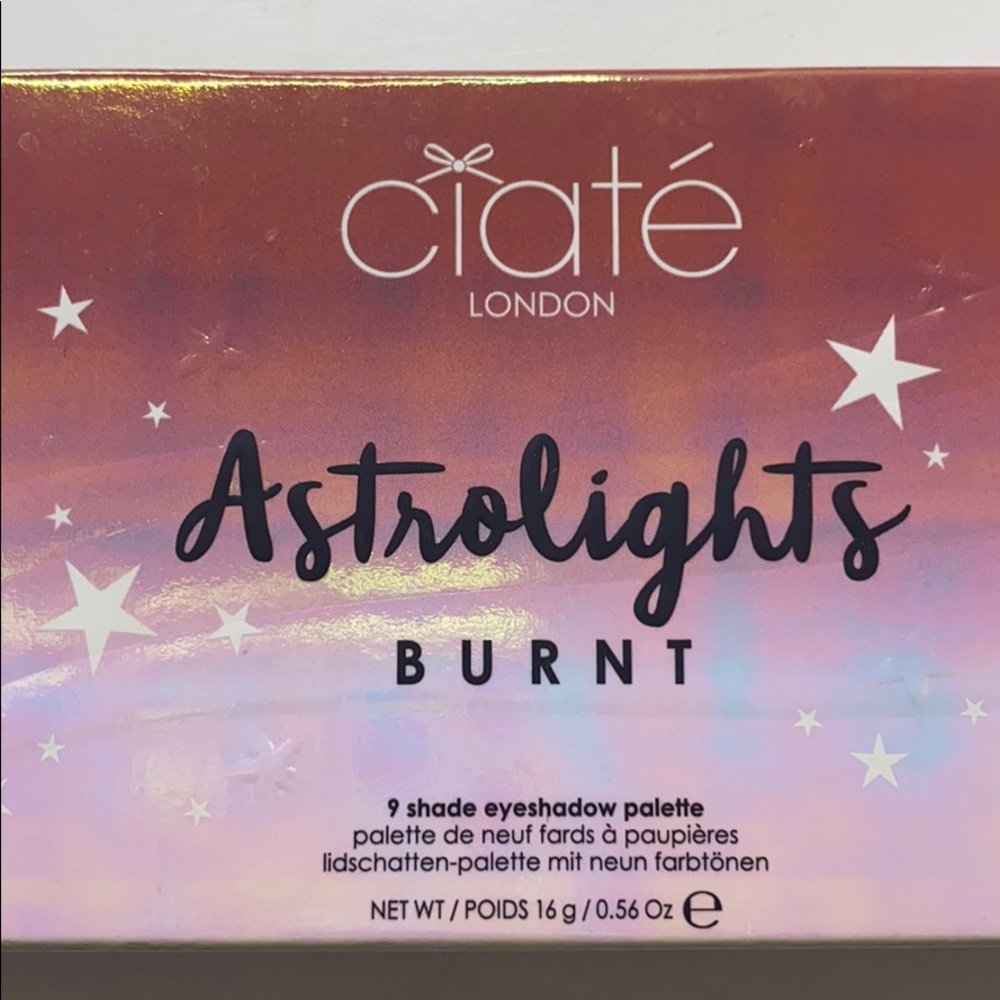 Ciate London astrolight BURNT eyeshadow palette